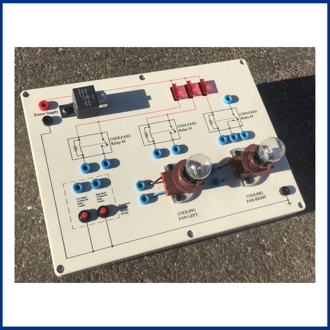 You are currently viewing Trainer Demonstrates How Relays Operate in a Cooling Fan Circuit on a Late Model GM vehicle.